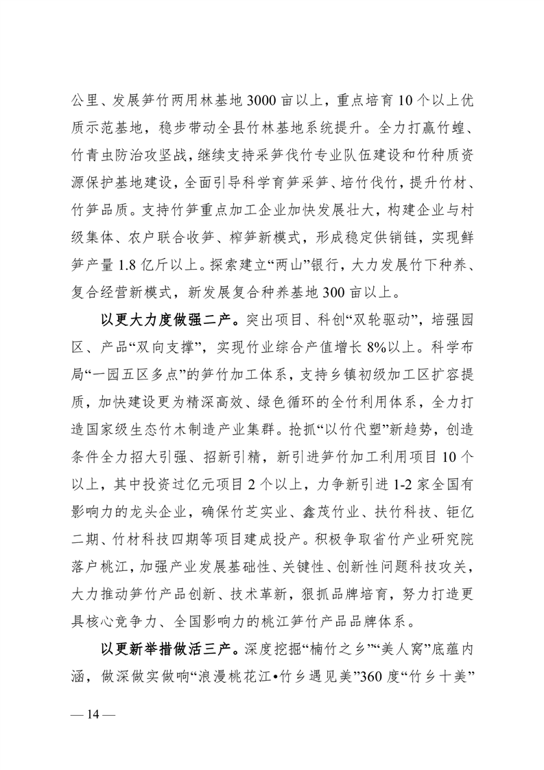 桃江县2024年政府工作报告 图14