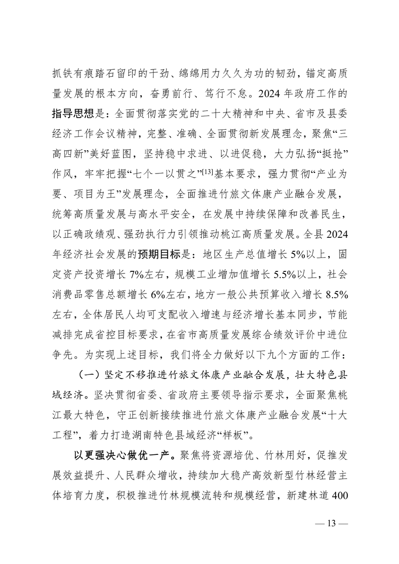 桃江县2024年政府工作报告 图13