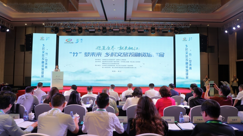  “竹”梦未来乡村文旅投融资洽谈会在桃江举行